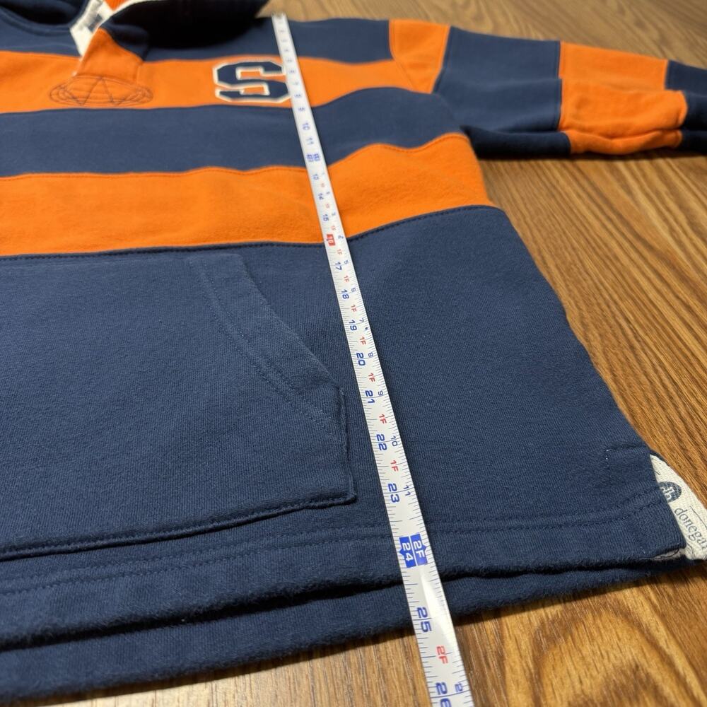 Donegal Bay Syracuse Orange Striped Pullover Hoodie Sweatshirt Blue/Orange L - Picture 5 of 6